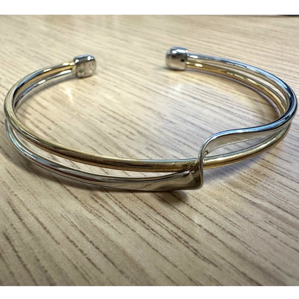 Silver and Gold Twist Bengal Bracelet